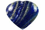 Polished Lapis Lazuli Heart - Pakistan #170969-1